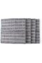 Microfiber Dish Towels - 8 Pack (Lattice Gray) - 26 x 18 Inch - 2