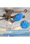 Ceiling Fan Cleaner Duster, Telescopic 13–55 inch, Reusable Microfiber (Blue) - 3