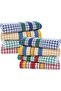 Kitchen Towels - Super Absorbent 90% Cotton 10% Polyester, 8-Pack (Assorted)