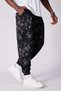 Unisex Ethnic Patterned Loose Hippie Bohemian Baggy Pants with Elastic Waist and Cuffs and Pockets Ethnic Design - 3