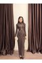 Women's Chain Detailed Turtleneck Women's Dress