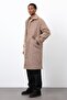 Light Brown Faux Fur Men's Coat - 4