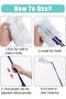 Disposable Blue Duster Kit with Long & Short Handles - Includes 20 Refills - 6