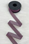 Plum Linen Nopeli Ribbon 2.5 cm 20 Meters, Bohça Dowry Special Day Gift Decoration Ribbon - 3