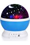 eWINNER Topluss Led Night Light Moon And Star Rotating Sky Projector (Blue)