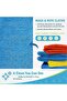 Microfiber Cleaning Cloths, 25 x 25 cm, Pack of 20, Ultra-Fine, Super Absorbent, Multi-Colour - 5