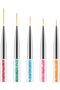 Nail Liner Brushes, 7/9/11/15/20mm Fine Striping Brushes