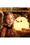 LONGROOL Cute Duck Night Light for Kids — USB Rechargeable Soft Silicone, 2 Light Modes, Touch Dim - 6
