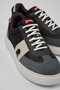 Runner K21 Women's Gray Fabric and Nubuck Sports Shoes - 3
