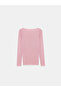 Transparent Wide Neckline Long Sleeve Women's Blouse