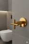 Complete Brass Heavy Duty Toilet Bowl / Bidet Faucet Intermediate Faucet Gold Color - 2