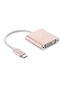 Type C - DVI 24+5 adapter, shielded, high quality - 3
