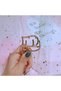 Women's New Trend Metal Small Size Hair Clip Heart Shaped 4 cm - 2