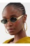 Enif- Sunglasses Uv400 Protection Women's Gold New Season Cat Eye Case and Wipe Cloth as a Gift - 2