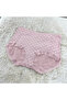 Polka Dot Patterned Lace High Waist Women's Panties