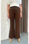 Women's Plus Size Stretchy High Waist Flared L Stretch Fabric t Shaping / Sculpting Fabric Pants 25100 - 5