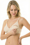 3-Piece Cotton Nursing Bra with Removable Pads - 3