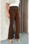 Women's Plus Size Stretchy High Waist Flared L Stretch Fabric t Shaping / Sculpting Fabric Pants 25100 - 4