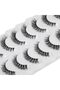 False Eyelashes Clear Band Faux Mink Cat Eye 13mm Short Fluffy 3D – 7 Pairs