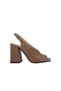 26306D Genuine Leather Heeled Women's Shoes