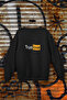 True Love Printed Cotton Long Sleeve 3 Yarn Sha Fleece-Lined Nisex Sweatshirt