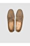 Genuine Leather Khaki Belt Detailed Men's Casual Shoes - 4