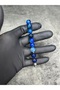 Zaza Sallamalık Blue Agate Stone Natural Stone Prayer Beads - 3