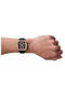 Multifunction Black Dial Black Leather Strap Watch for Men - BQ2654 - 6