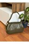 Medium Size Women's Shoulder Bag with Knot Detail - 2