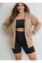 Unisex Kangaroo Pocket Oversize Hooded Zippered Sweatshirt / Cardigan