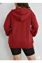 Unisex Kangaroo Pocket Oversize Hooded Zippered Sweatshirt / Cardigan - 3