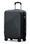 Hard Shell Lightweight 24 Inch (20-24kg) Luggage, Smooth Wheels, Secured Lock, Suitcase