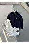 Ottoman Navy Blue Shirt + White Pants 2-Piece Set