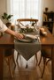Luxury Tasseled Runner 35X150 cm Stylish Decorative Tablecloth, Tableware & Living Room Table Organizer - 3