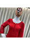 Red Georgette Kameez Salwar Set - HRT3591 | Red-Size:XL-42-Inches - 5