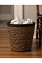 سلة مهملات خوص Natural Wicker Waste Basket - 2