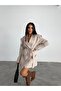 Women’s Lace-Detail Oversized Jacket with Side Panels - 4