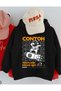 Oversized Children's Sweatshirt – Example of Space-Themed Printed - 2