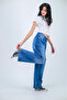 Flip up Detail Baggy Washable Trousers - 7