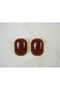 Bkp031 Vintage Oval Stone Earrings