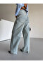 Light Blue High Waist Wide Leg Jean Trousers - 3