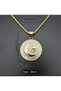 Yiwu 1 Piece Stylish & Luxurious Shining with Star & Moon Pendant, Gold-Tone Chain Women & Men Jewelry - 7