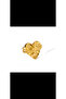 Gold Color Heart Figured Adjustable Ring - 2