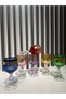 Bohemia Crystal Colorful Brush Gilded 24 K Colorful Coffee Side Water Glass 150 ml - 3