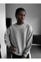 Men's Oversized Bandana Patterned Sweatshirt Sacred Rebellion Printed Crew Neck 5 Colors - 2