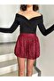 Mini Sequin Balloon Skirt - 3