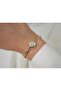 Blk085 Sun Motif Medallion Cuban Chain Bracelet - 18 cm + 5 cm Extension - 2