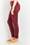 Women Plain Pull On Legging, Maroon - 2