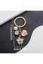 Butterfly Heart Flower and Pearl Figured Keychain and Bag Accessory - 3