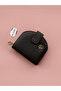 Women's Faux Leather Textured Oval Wallet Boxed Gift Accessory Small Size - 2